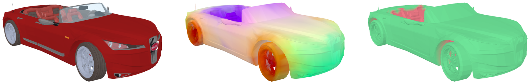 Roofless car from a second view